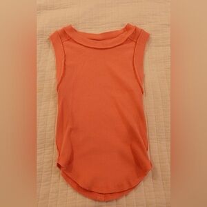 We The Free Vibrant Orange Kids Tank Top